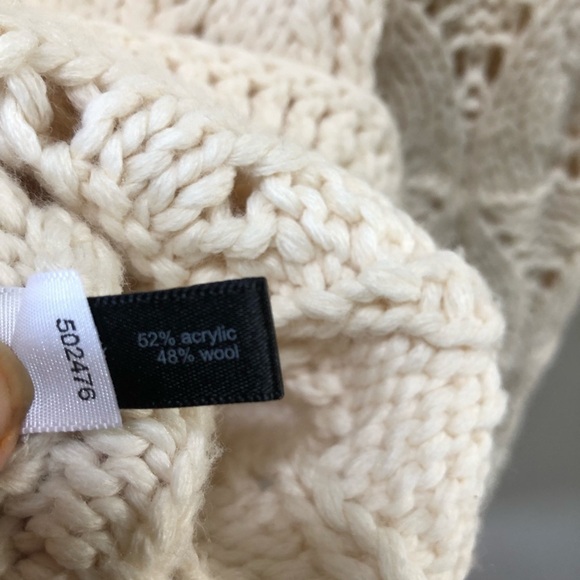 The Limited Chunky Knit Wool Blend Cardigan-‎ Sz S - Picture 4 of 6